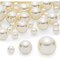 Polished Pearl Beads for DIY Crafts (Ivory, 90 Pieces)
